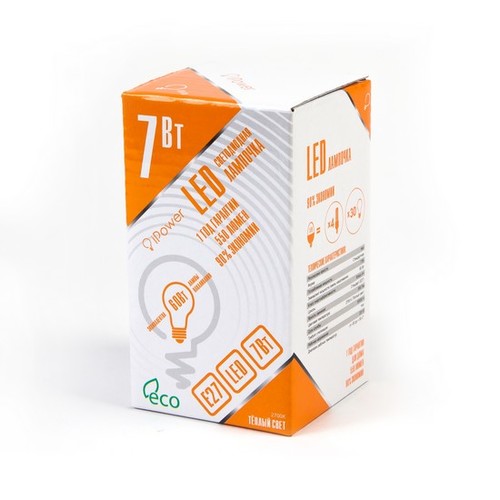 Светодиодная лампа iPower IPHB7W2700KE27