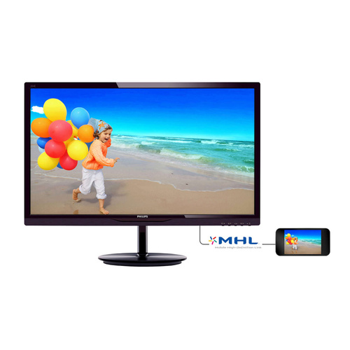 Монитор 28" PHILIPS 284E5QHAD/00 Чёрный