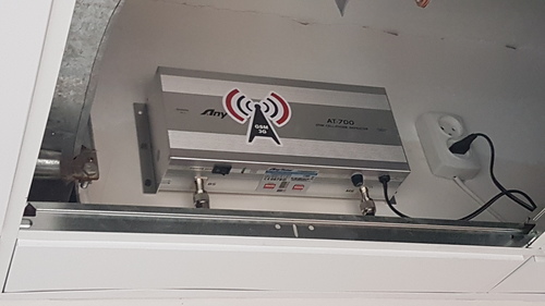 Комлпект усилителя сотовой связи 2G в загородный дом