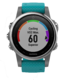 FENIX 5S серебристые с бирюзовым ремешком