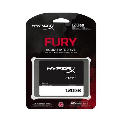 Твердотельный накопитель SSD Kingston HyperX Fury 120 GB (500Мб/с)