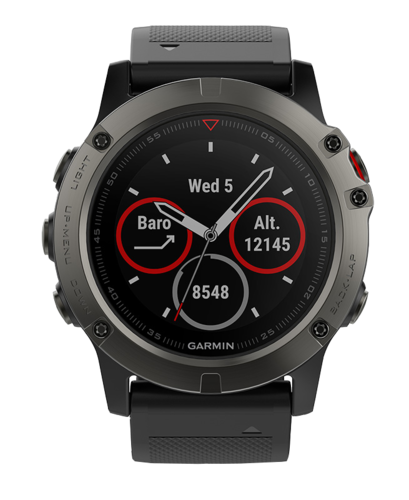 FENIX 5X серые с черным ремешком