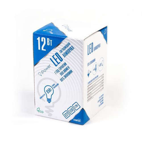 Светодиодная лампа iPower IPHB12W4000KE27