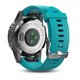 FENIX 5S серебристые с бирюзовым ремешком